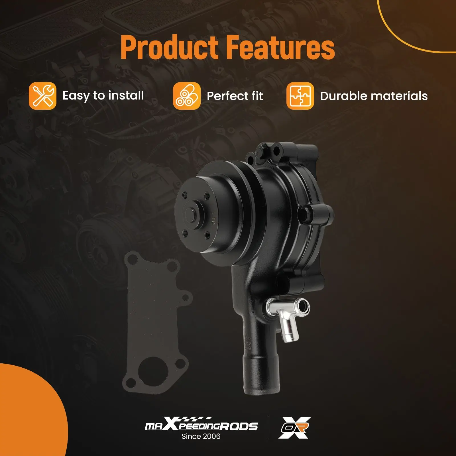 

Cooling Water Pump Unit for Shire YD385 Y385 Y385T Y380 Y385T-11103 Direct Fit