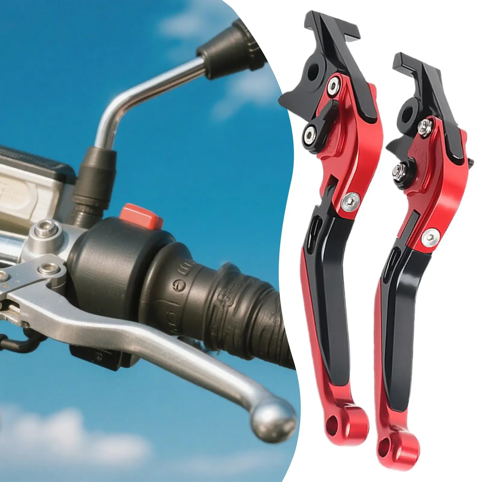 

Тормозной рычаг мотоцикла, аксессуары для мотоциклов, легкий складной руль, тормозной шарнир, точная ручка управления, 1 пара