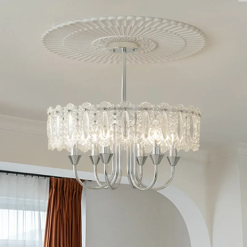 French Style Crystal Chandelier Ancient Crystal Light Luxury Living Room Bedroom Dining Room Pendant Lighting
