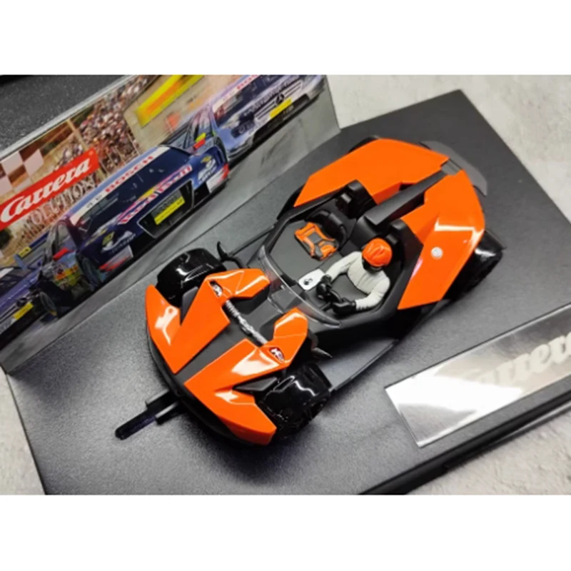 دييكاست 1:32 مقياس المسار سباق السيارات البرتقال سبيكة سيارة نموذج الكبار جمع ثابت عرض لعبة مركبة هدية عيد