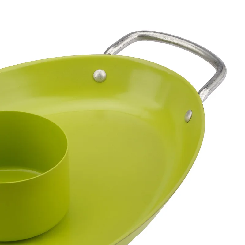 Sartén para parrilla desmontable, soporte redondo antiadherente para asar pollo, accesorios verticales para barbacoa