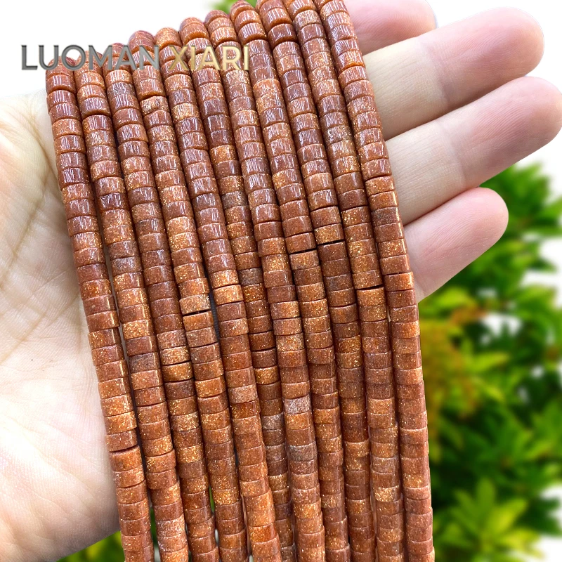 

Wholesale 550pcs 3x6MM Rondelle Natural Stone Golden Sand Stone Spacer Beads for Jewelry Making DIY Bracelet Charms Accessories