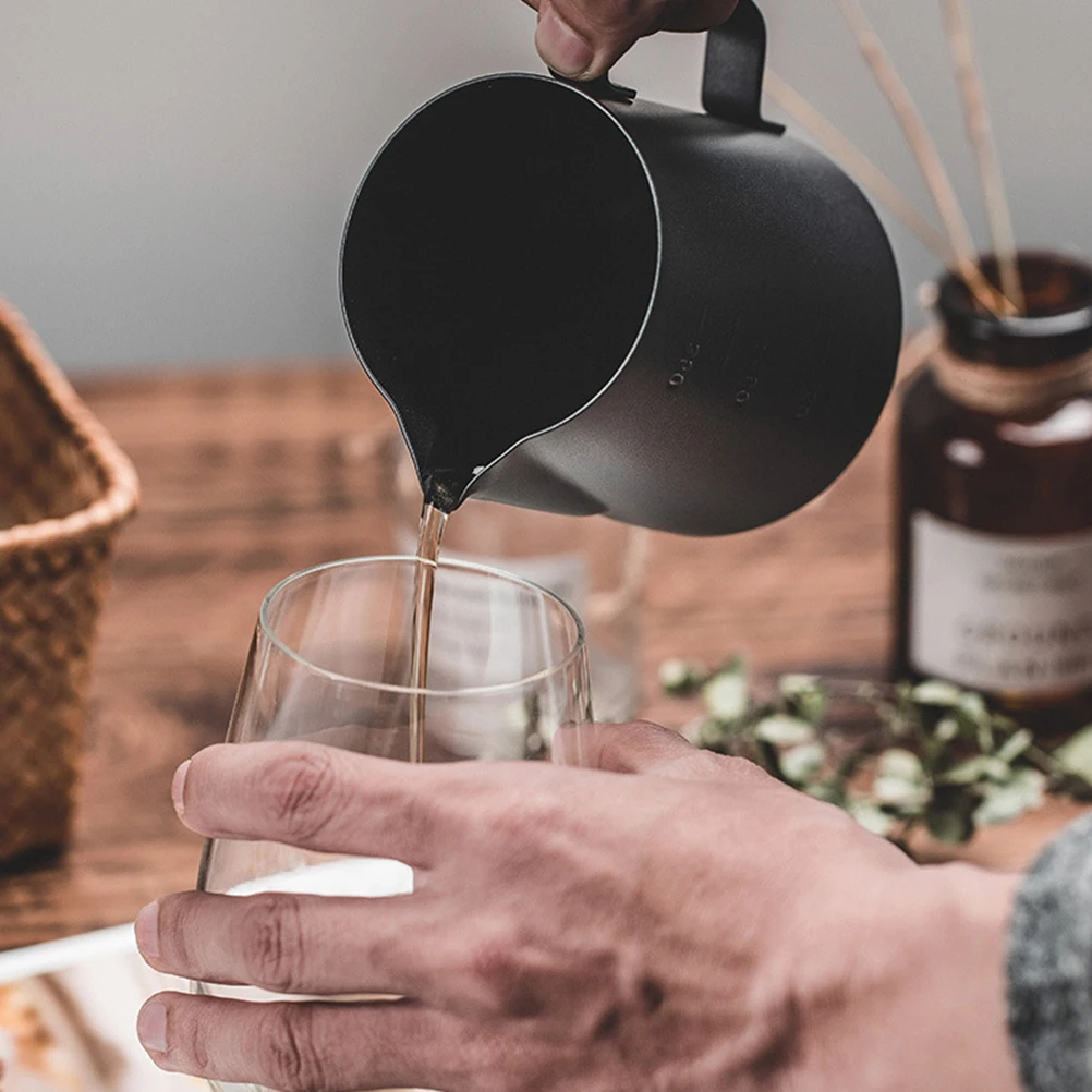 

Pull Flower Cup Milk Frothing Espresso Cups Jug Latte Pitcher Coffee Frother Steaming Stainless Steel