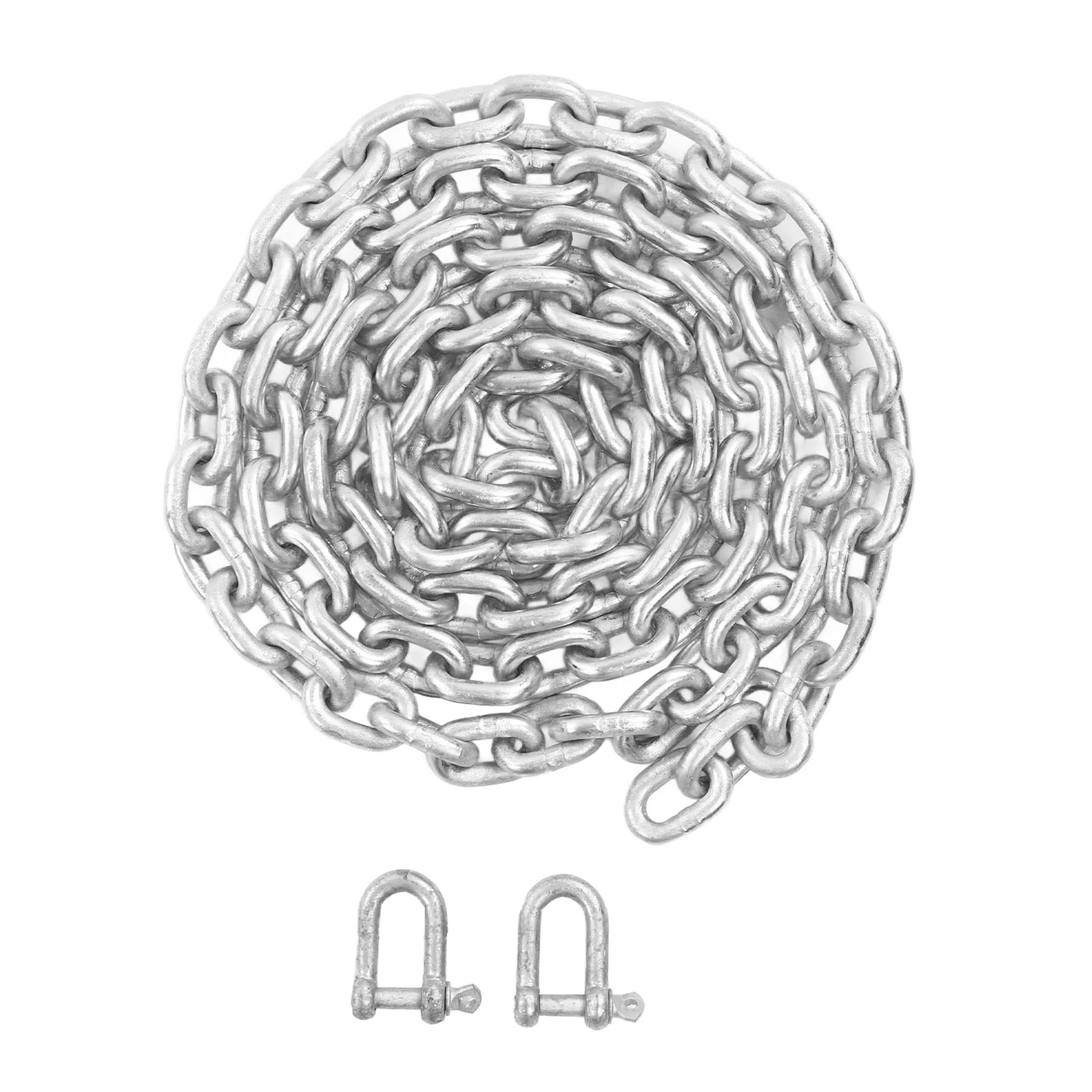 طقم شحن 13 رطل من الفولاذ الكربوني قارب عالي التحمل مع سلسلة حبل من النايلون لقارب البحر للمياه العذبة