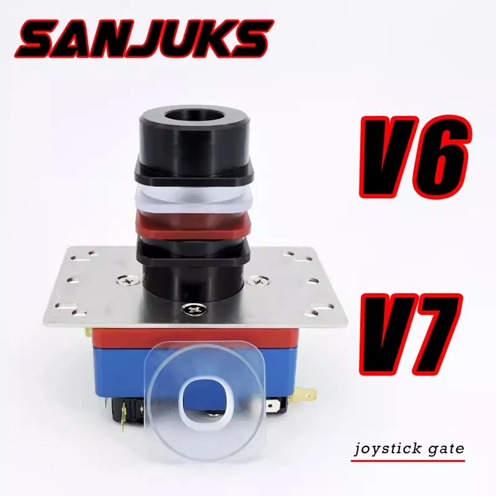 Collar For SANJUKS-V6V7 Arcade Game Joystick, Round Restrictor, Square Restrictor, Mid Collar, Full Collar, Original Korean