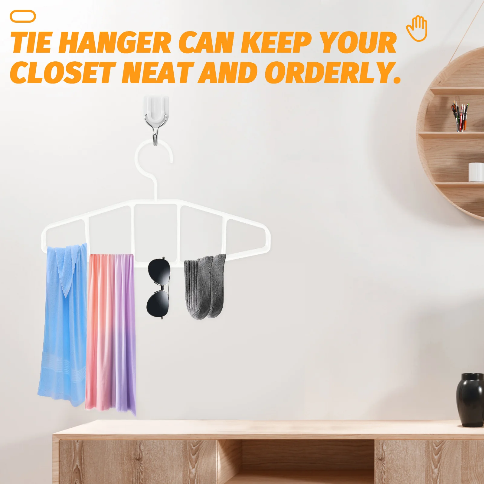 

Home Belt Hanger Belt Hanger Space Saving Scarf Sock Tie Organizer For Closet Wardrobe Storage Rack Home Use