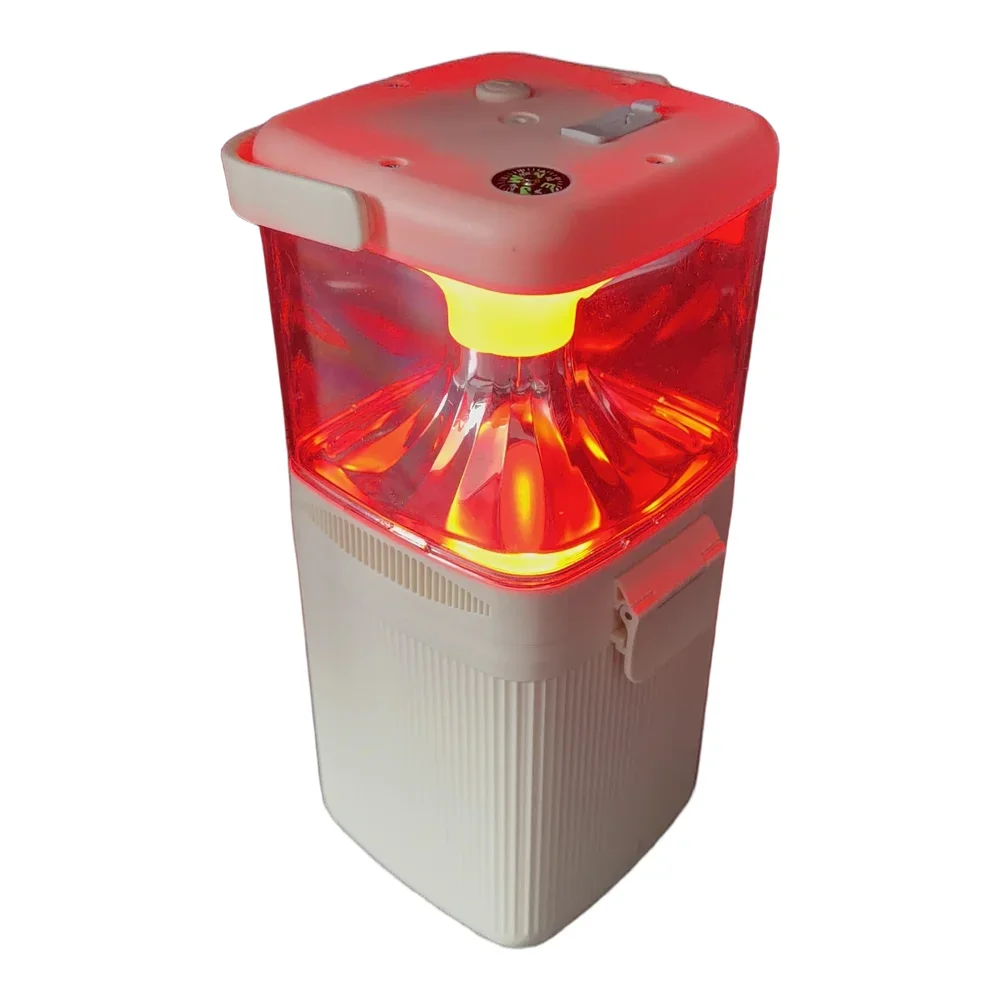 Camping Salt Water Lamp USB Power Delivery Function 350 Lumens 220h Runtime 103x91x206mm Size Lightweight White ABS