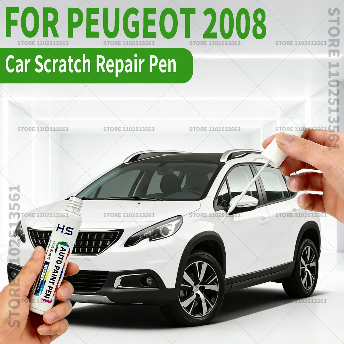 

Ручка-корректор для ремонта лакокрасочного покрытия автомобиля Peugeot 2008, средство для удаления царапин, аксессуары для авто, белый, оранжевый, турмалиновый, ароматизированный, бело-коричневый