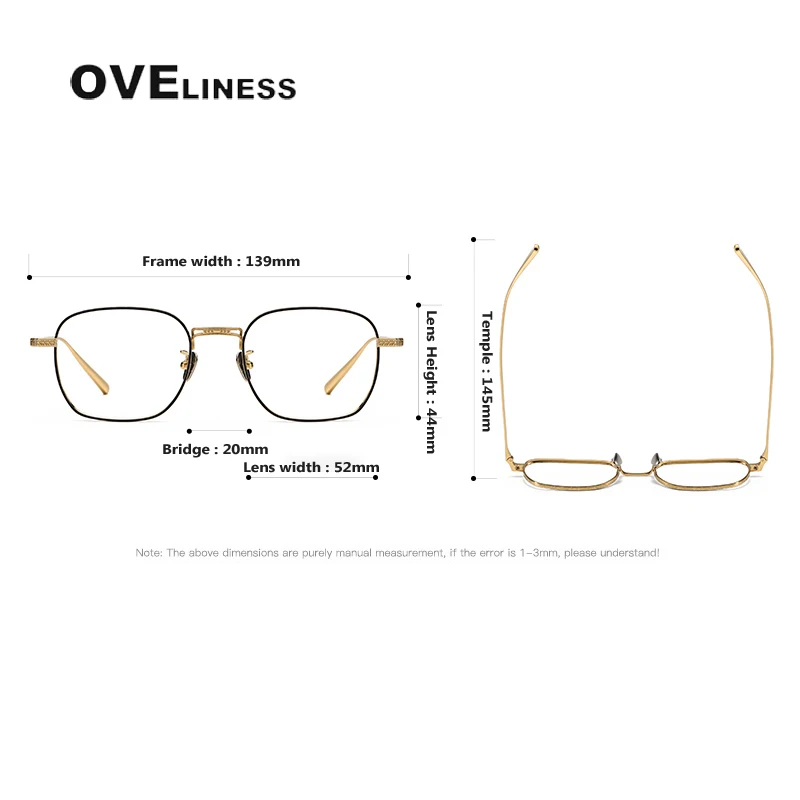 Pure Titanium optical Glasses Frame Men Ultralight Retro myopia Prescription Eyeglasses Frames Women Eyewear spectacles