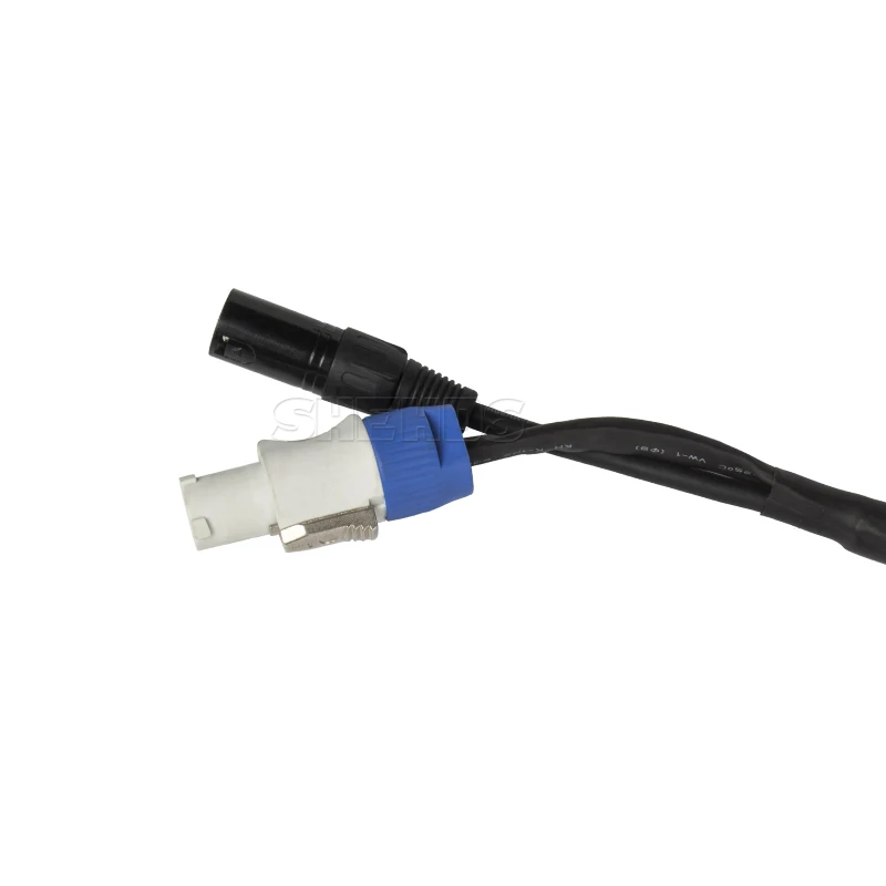 3 متر/2 متر طول مزيج Powercon التوصيل DMX كابل خط الطاقة الإضاءة اكسسوارات لمرحلة الزفاف DJ ديسكو SHEHDS