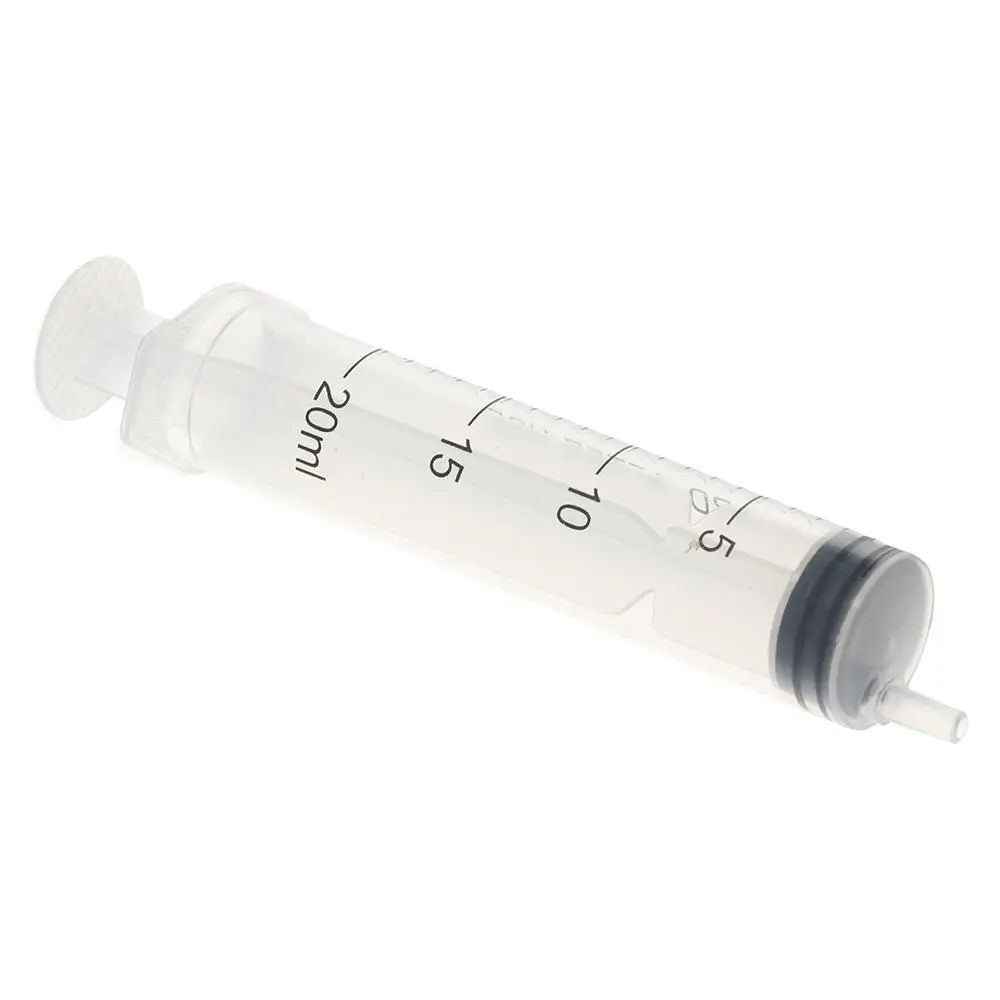 10 Pack 20ml Syringe Syringe without Needle Rubber Ring Used in Scientific Laboratories Liquid Pet medicine Feeder