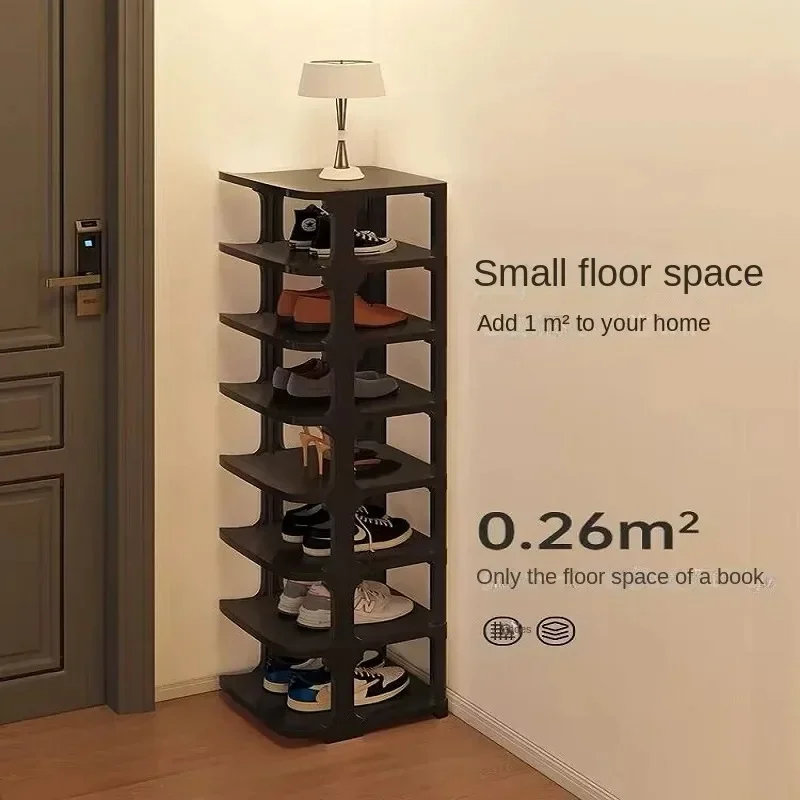 

Shoe Rack Removable Shoe Cabinet Foldable Organizer Racks Simple Multilayer Narrow Space Saving Living Room Vertical Shoes Rack
