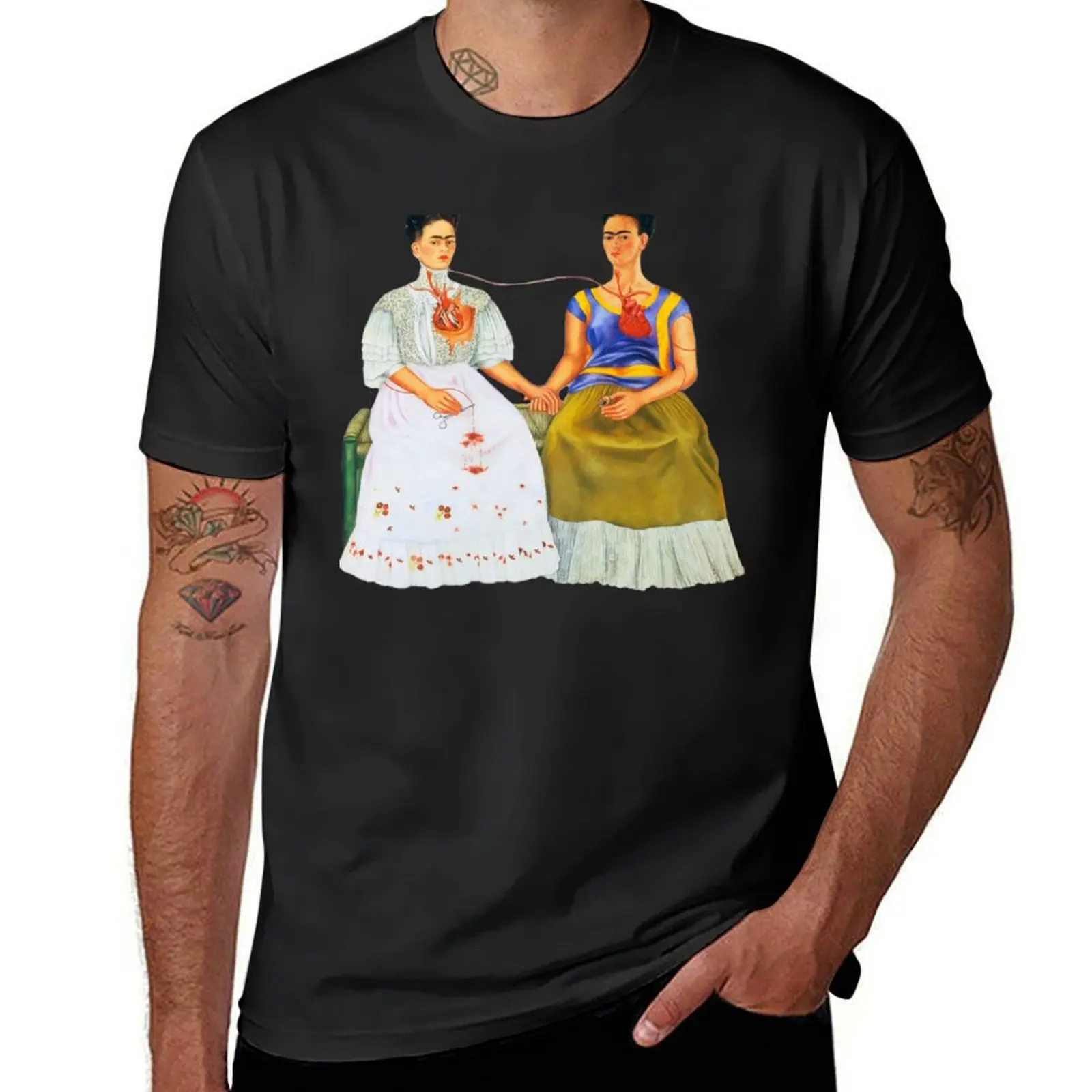 

the two fridas (for real) Sticker T-Shirt sublime cute clothes quick-drying blanks T-shirt men