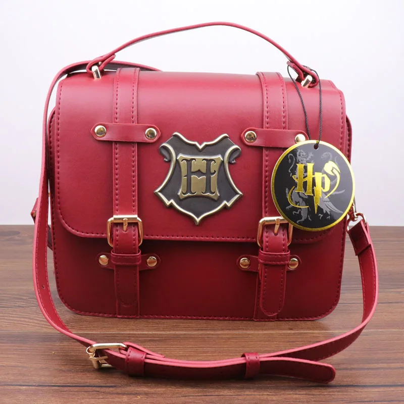 Harryy Potter Hogwarts College Briefcase Crossbody Cosmetic Bag Hermione Slytherin Handheld One Shoulder Crossbody Couple Bag