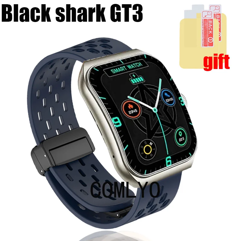 For Black Shark GT3 Strap Wristband Silicone Sports Soft Women Men Band Screen protector Film