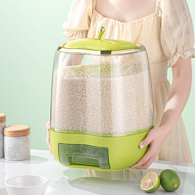 

Household Multi-functional Storage Bucket, Large-capacity Insect-proof and Moisture-proof Sealed Rice Box