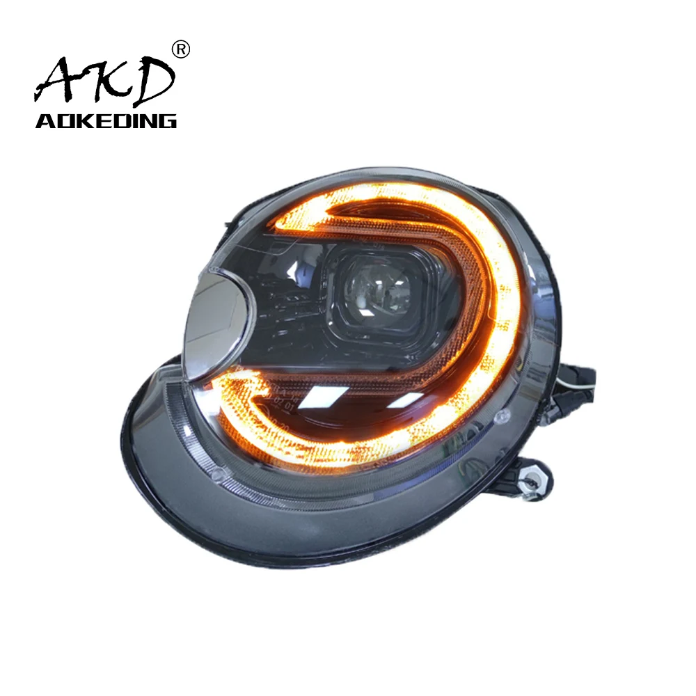 AKD Car Styling Head Lamp for MINI R55 Headlights 2007-2013 R56 LED Headlight F58 F57 Cooper DRL LED Projector Beam Accessories