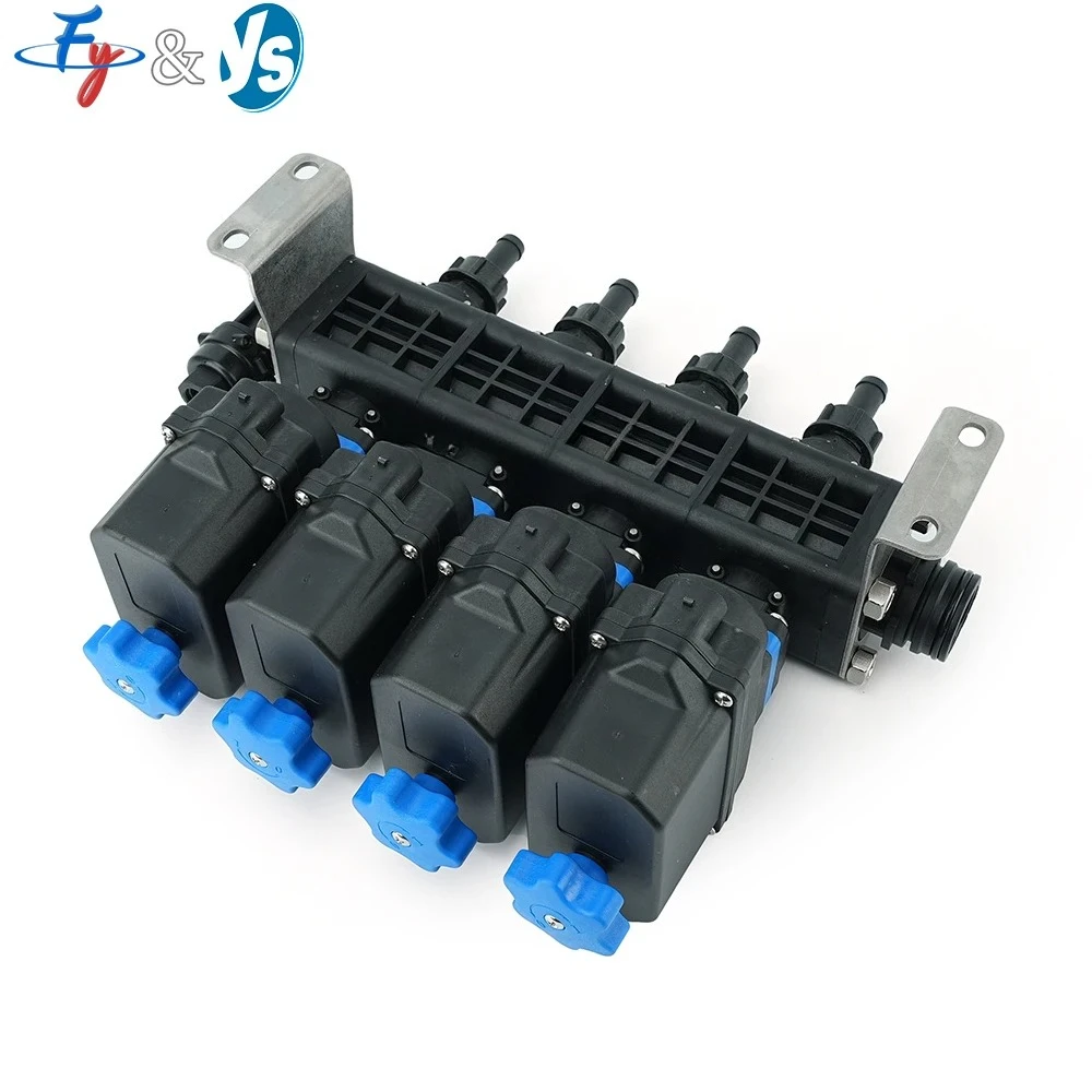 5‑Way Water Splitter Electric Spray Control Kit, Quantitative Spraying System Spare Part for Farm Irrigation Spraying Equipment