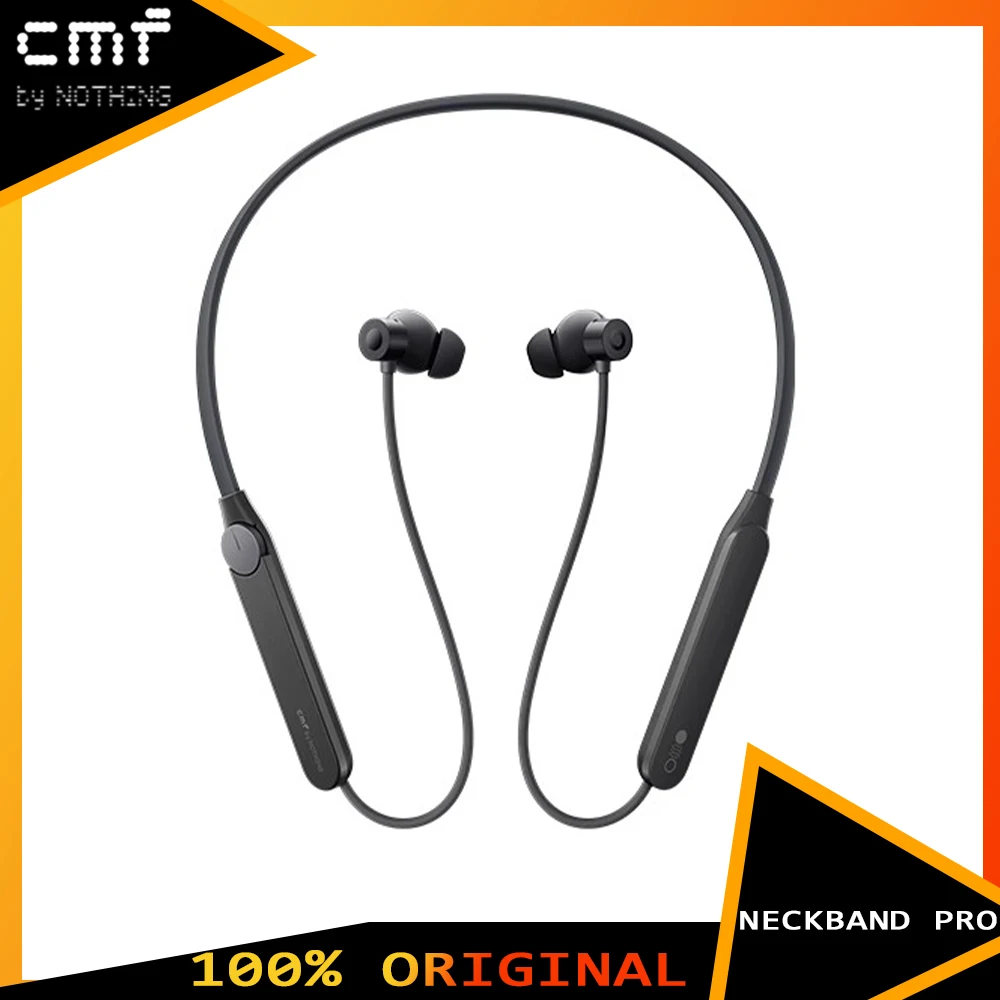 

CMF By Nothing Neckband Pro Беспроводные наушники Bluetooth 5.3 Спортивные наушники с шумоподавлением Pro Наушники-вкладыши с низкой задержкой Легкий вес