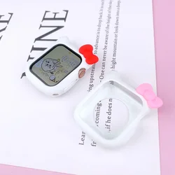 Cover For Apple Watch Case 44mm 40mm 42mm 38mm 45mm 41mm Accessories Soft Silicone Bumper iWatch Series Ultra 9 8 7 se 6 5 4 3