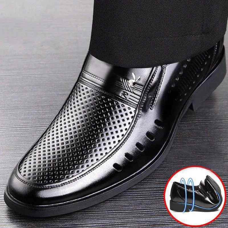 XIHAHA Casual High Quality Leather Men Shoes Fashion Male Comfy Slip-on Boat Shoe New Spring Loafers Footwear Man Shoes