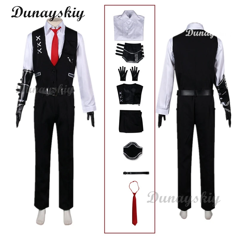 

MeurSault Cosplay Fantasy Anime Game Limbus Company Costume Disguise Adult Men Roleplay Fantasia Outfits Male Halloween Clothes