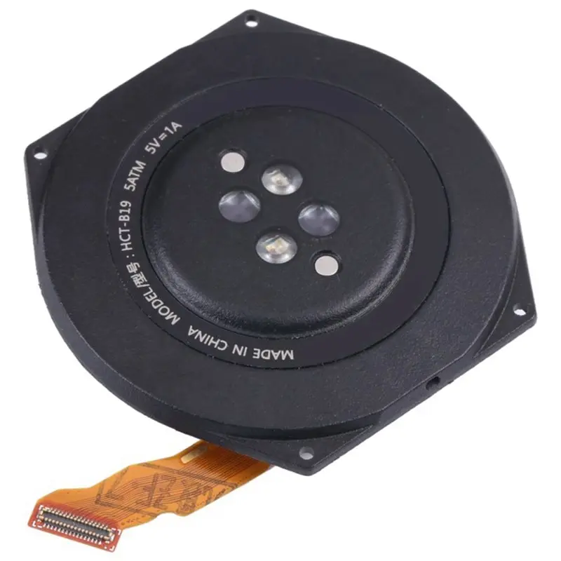 FEDI-Back Cover With Battery For Huawei Watch GT 2E HCT-B19, Replacement Rear Housing Case Repair Part For Smartwatch