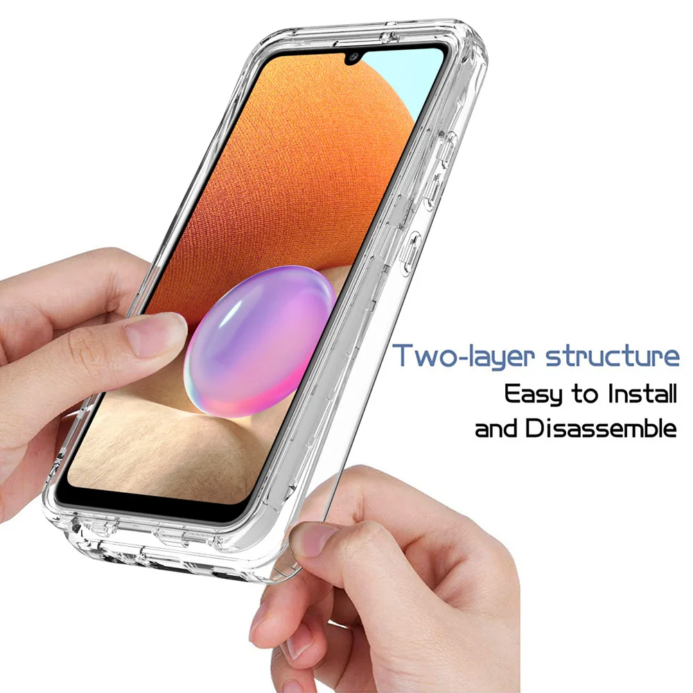 

Transparent Shockproof Case for Samsung Galaxy A32 edge Ultra Samsung A32 4G Cover protective phone case