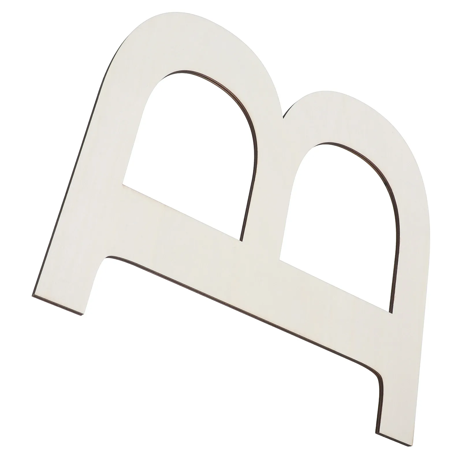 12 Inch Large Wooden Letter B Unfinished Blank Wood Alphabet for DIY Painting Wall Decor Home Party Wedding Christmas Craft