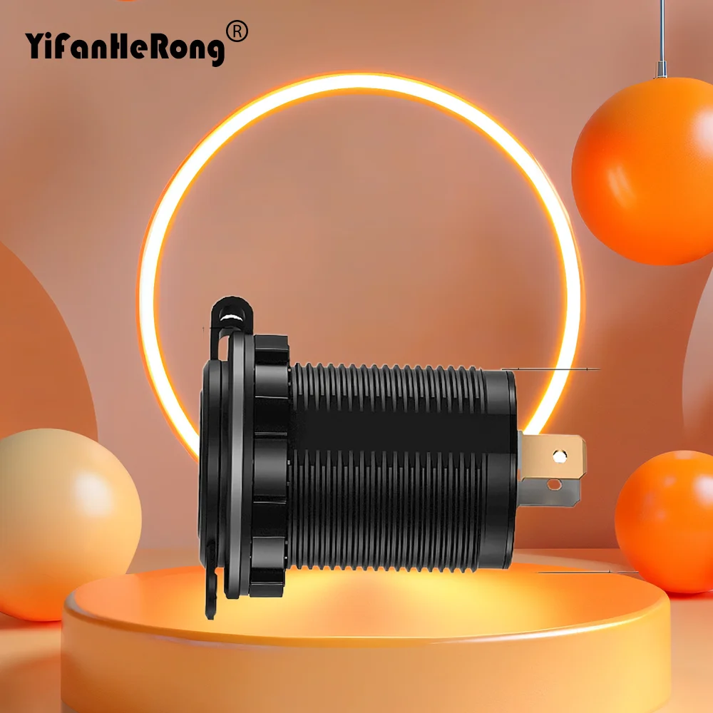 

Водонепроницаемый прикуриватель, универсальное автомобильное зарядное устройство, 5 В, 2,1 А/1 А, USB, автомобильное зарядное устройство DC12V-24V, двойное USB-зарядное устройство, 2-портовая розетка