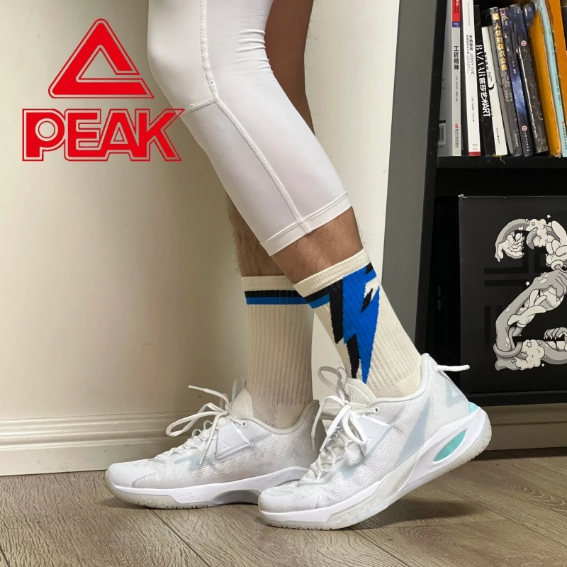 

Мужские низкие кеды Peak Thunder 9, спортивные кроссовки Baskeall oes o Absorption DA220053, дышащие, износостойкие, без шнуровки