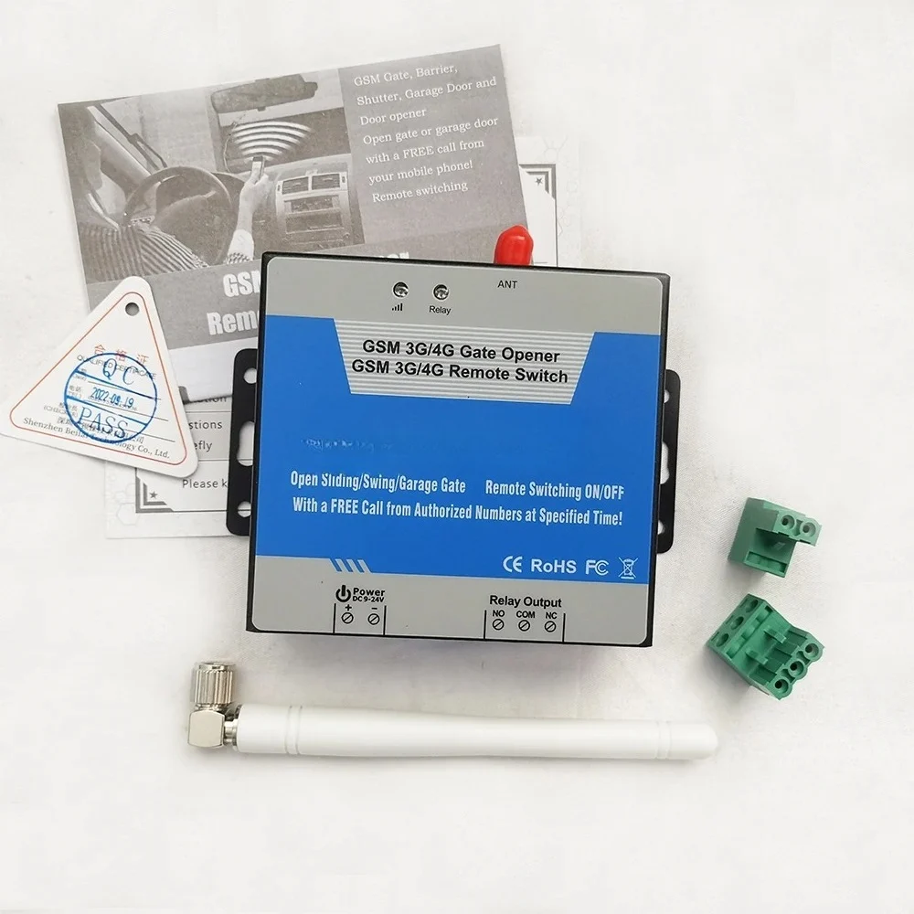 Control remoto inteligente 4G tarjeta SIM RTU5024 abridor de puerta GSM 200 usuarios Control de acceso Gsm interruptor de relé Gsm