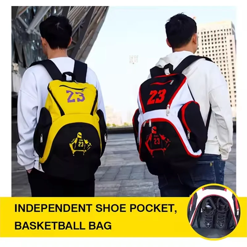 Баскетбольный рюкзак на заказ, персонализированная спортивная сумка с бесплатным логотипом, рюкзак для баскетбольного снаряжения для игроков, тренировочный рюкзак