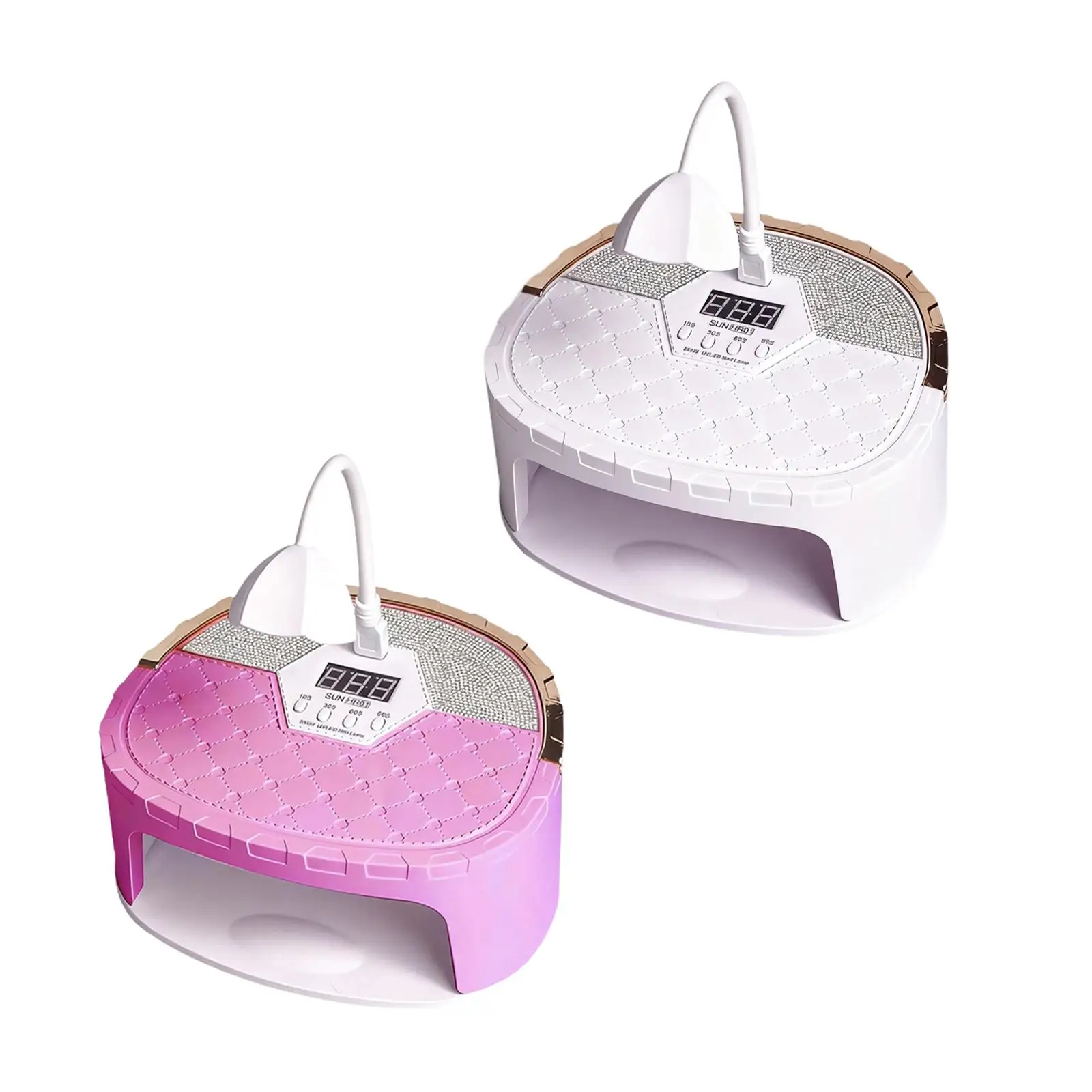 LED-nagellamp Nageldroger 45 LED-kralen 288 W Lage warmtemodus met 4 timerinstellingen voor salon Thuis Handdetectie Veelzijdig Sneldrogend