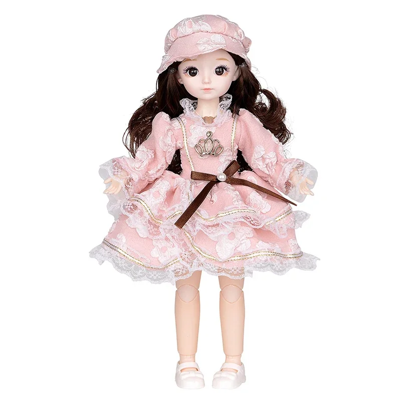 Muñeca Bjd que cambia de ropa, falda de repuesto de muñeca de 30cm, conjunto de princesa Hanfu, juguete de regalo para niños y niñas, 1/6