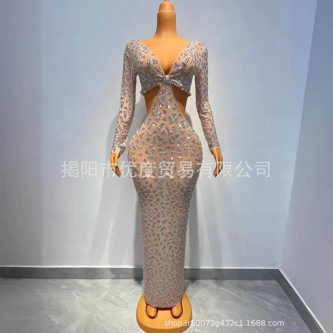 Waist Glam Rhinestone Red Carpet Birthday Dress Cocktail Party Night Dress Shape vestidos para graduación vestidos de bienvenida