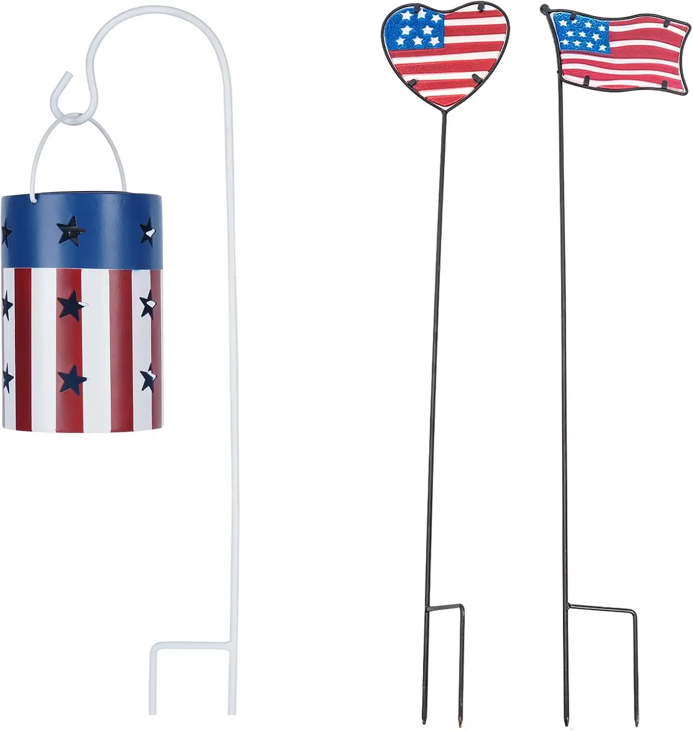 

Патриотические солнечные лампы и флагштоки ко Дню независимости, День памяти, День ветеранов