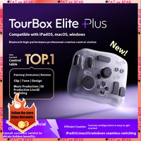 TourBox Elite Plus Bluetooth Keyboard Console Custom Drawing CSP iPad Mini Keyboard Portable Creative Designer PC Customizable