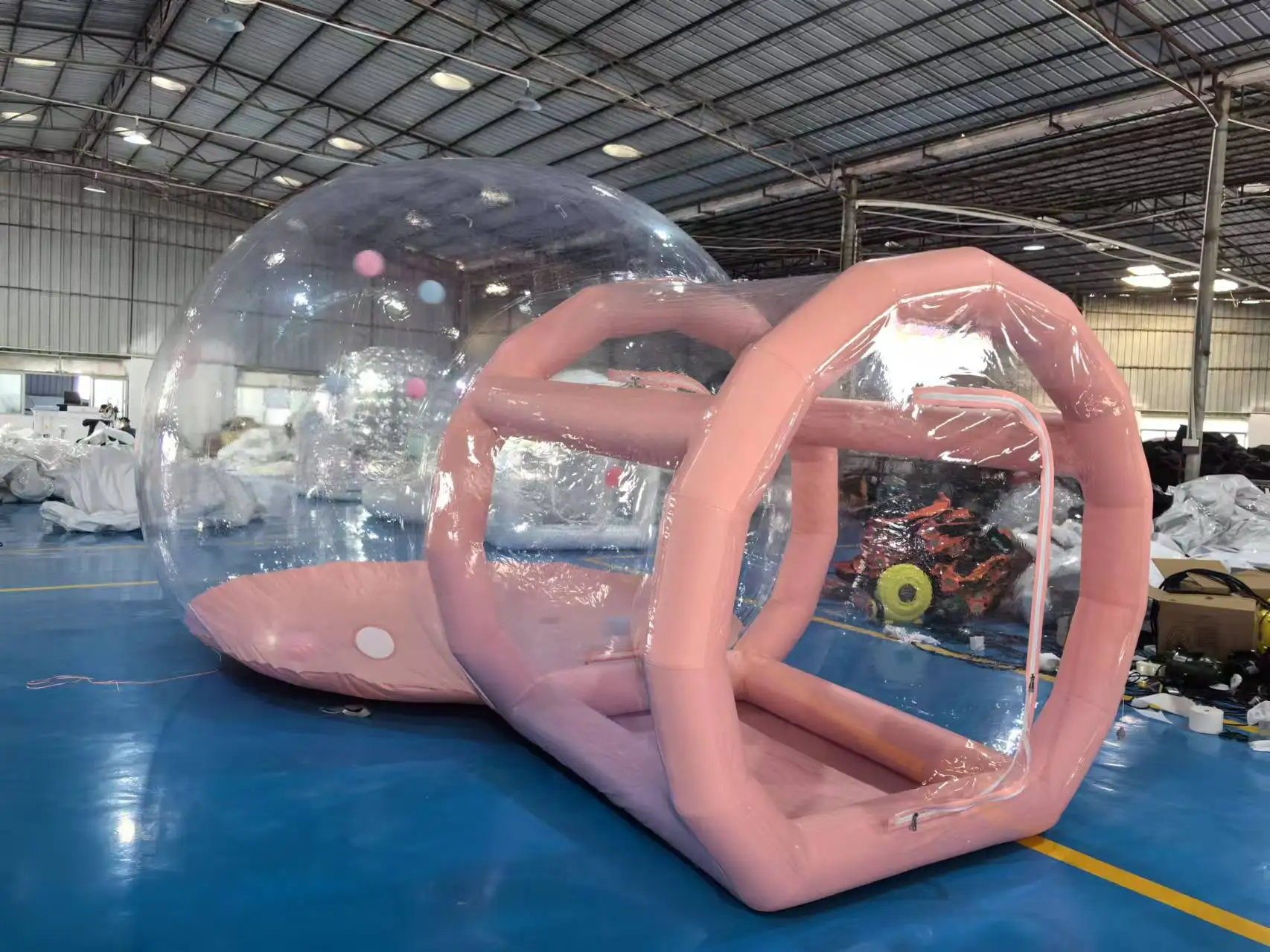 10FT نفخ فقاعة البيت المواد البلاستيكية شفافة بالون نفخ فقاعة خيمة نفخ فقاعة البيت