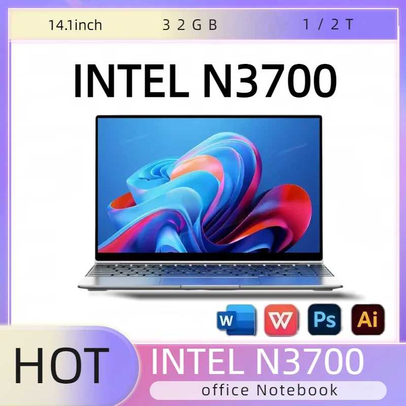 2026 HOT Ultra Slim  Intel Core N3700 14.1