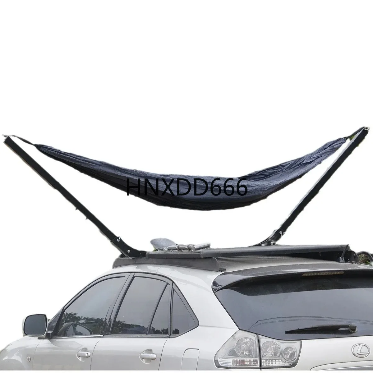 

Portable Nylon Car Camping Portable 2 Person Hitch Mounted Hanging Hammock