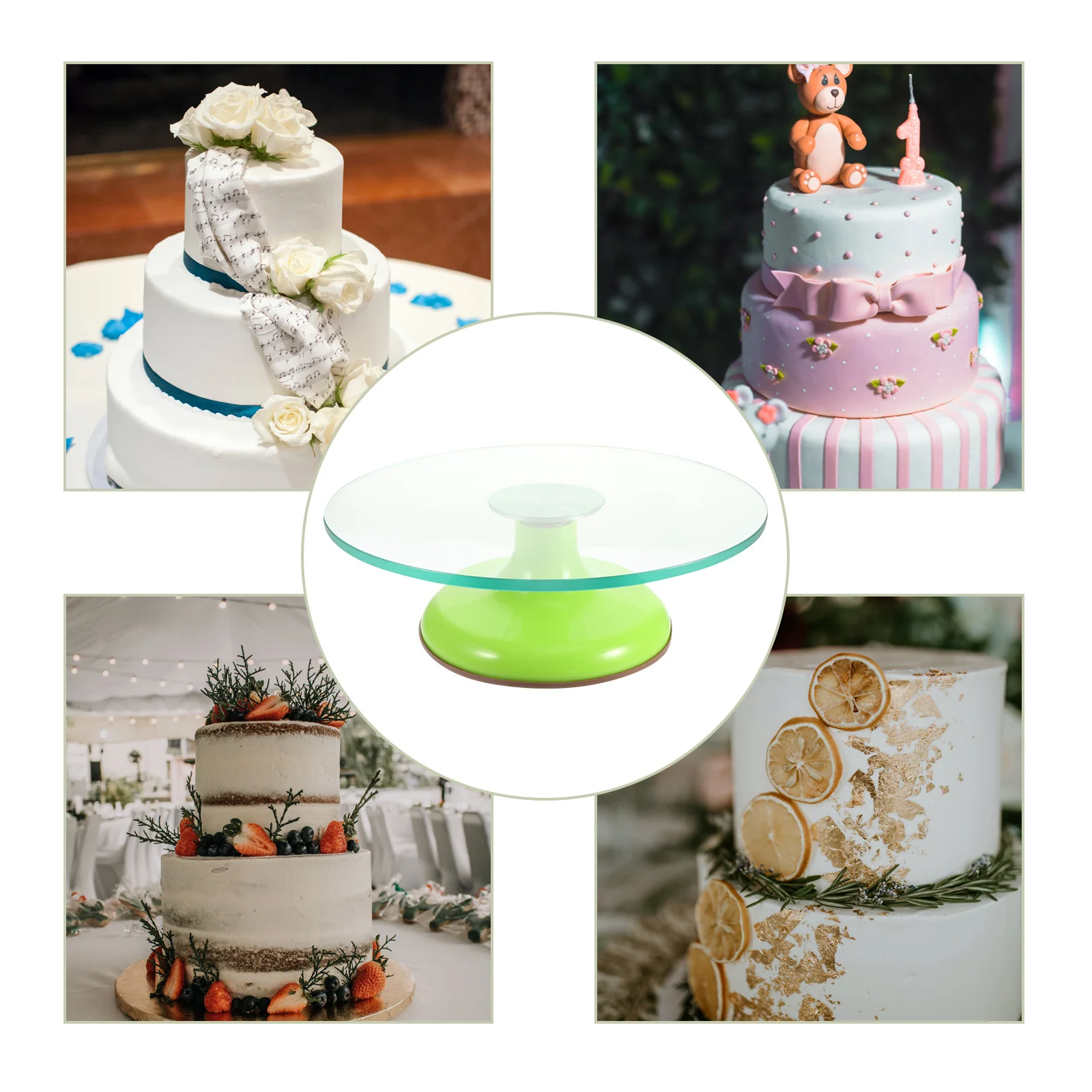 

Rotating Cake Decorating Platform Premium Quality Stable Base Cake Making Accessory Baking Tool Baking Utensil
