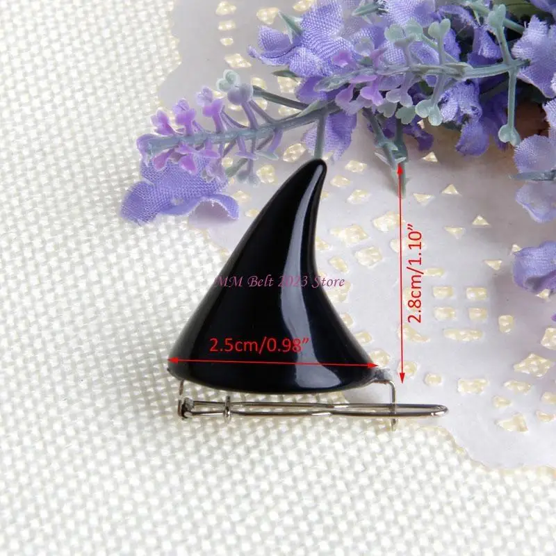 

49ME 1 pair New Stereo Devil Horn Ear Clip Halloween Cosplay Hair Clip Hairpin