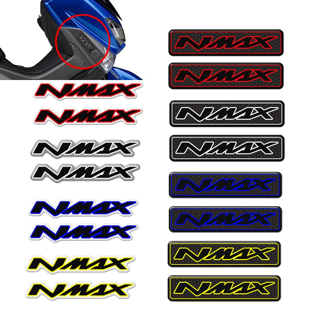 For Yamaha NMAX N MAX N-MAX 125 155 160 250 400 3D Motorcycle Oil Fuel Tank Pad Decal Stickers Decorative Emblem