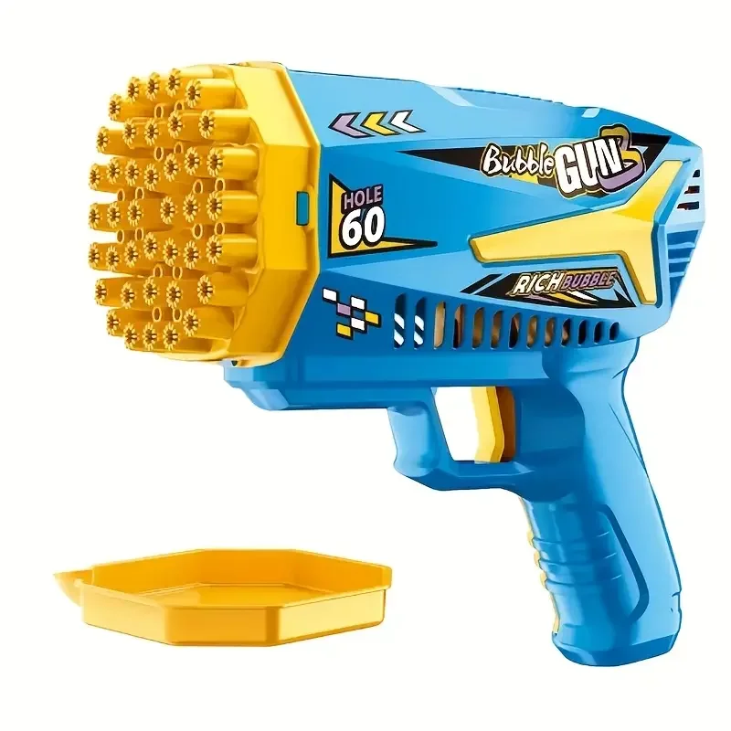 Bubble toys are a must-have for summer outdoor activities. With 60 large bubble holes, they can instantly create a dreamy bubble