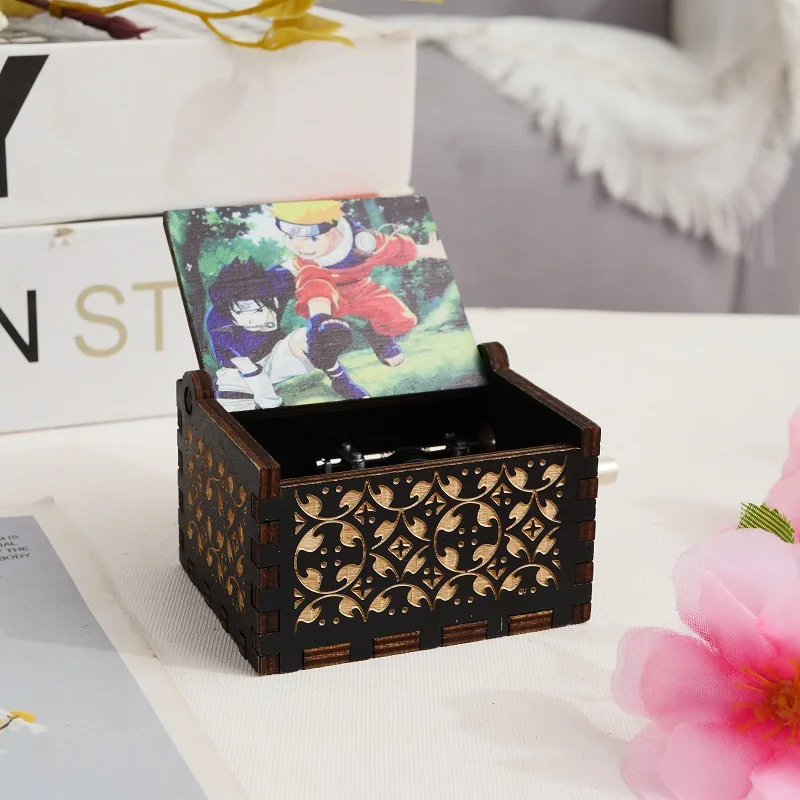 Japanese anime Naruto Kakashi Kakashi Kawaii cartoon pattern music box anime merchandise small gift - view 5