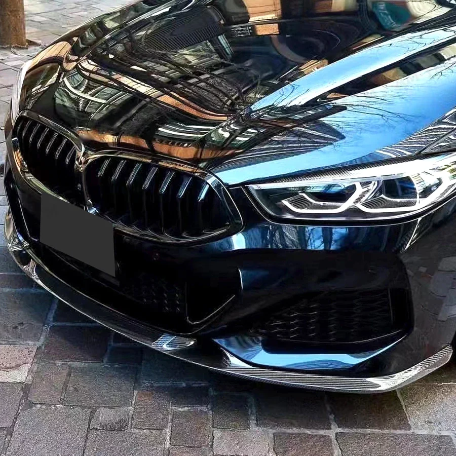 

Carbon Fiber For BMW 8 Series G14 G15 G16 840i 850i 2018+ Car Front Bumper Splitter Front Lip Chin Spoiler Diffuser Parts Body k