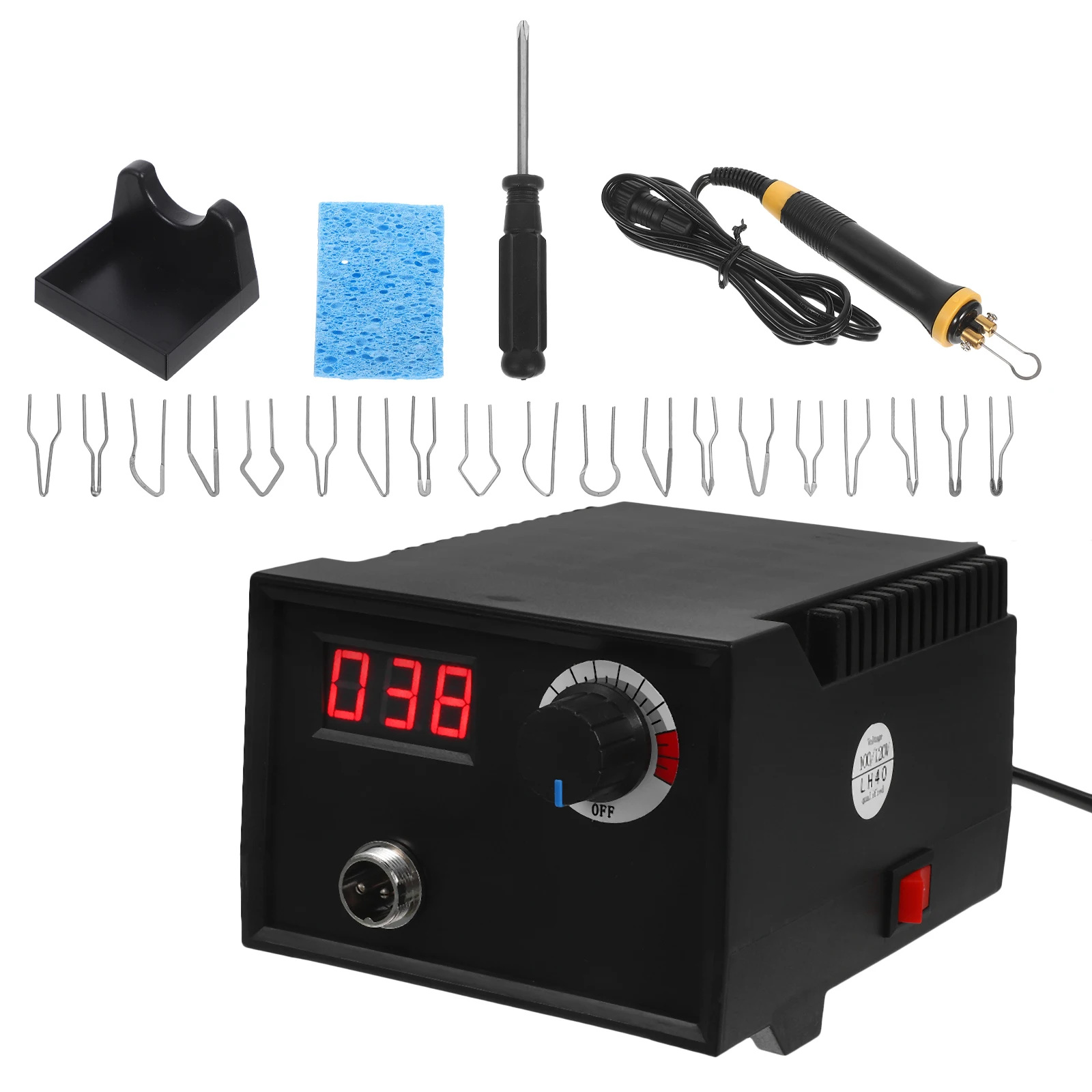 

1Set Wood Burning Kit Digital Temperature Control Ergonomic Pyrography Tool Set for Wood Paper Gourd Precision Engraving Crafts