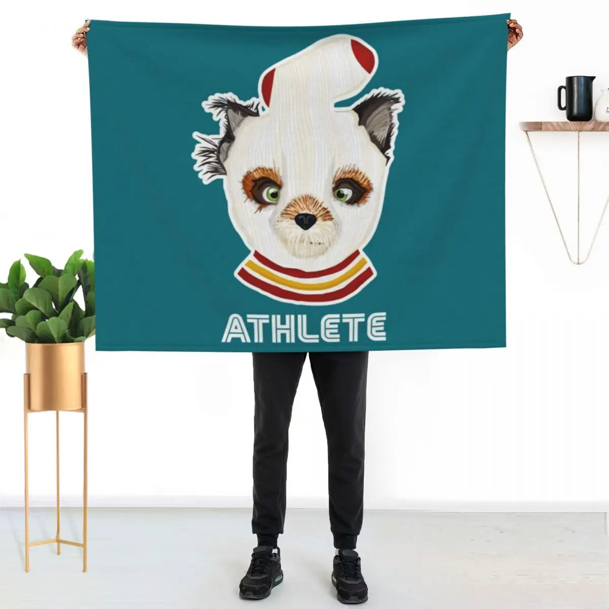Fantastic Mr Fox - Ash - Athlete Throw Blanket Long Lasting Soft Plush Blanket for Daily Use