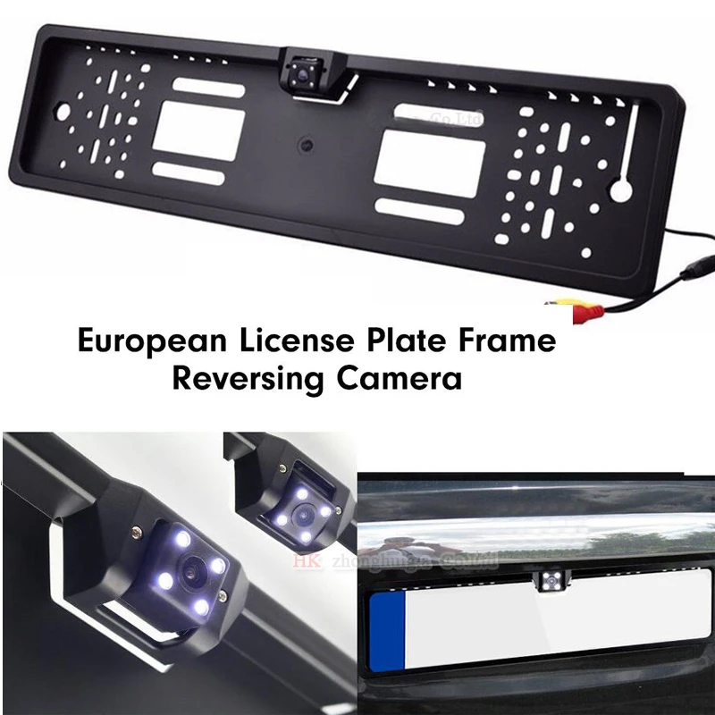

Factory 170 Wide Angle Waterproof Europrean / Russis Car License Plate Reverse Backup Night Vision Camera
